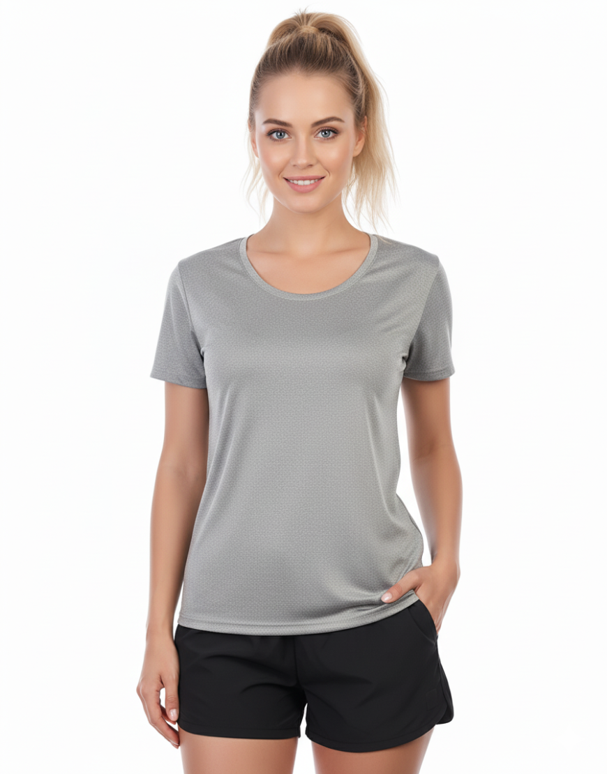 Easy Movement Regular Fit T Shirt Grey