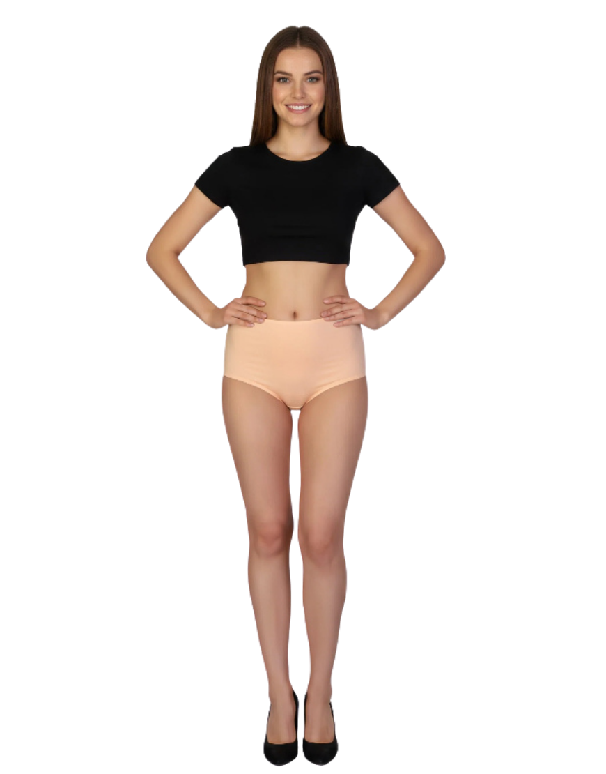 Super Soft High Waist Cotton Panty Skin