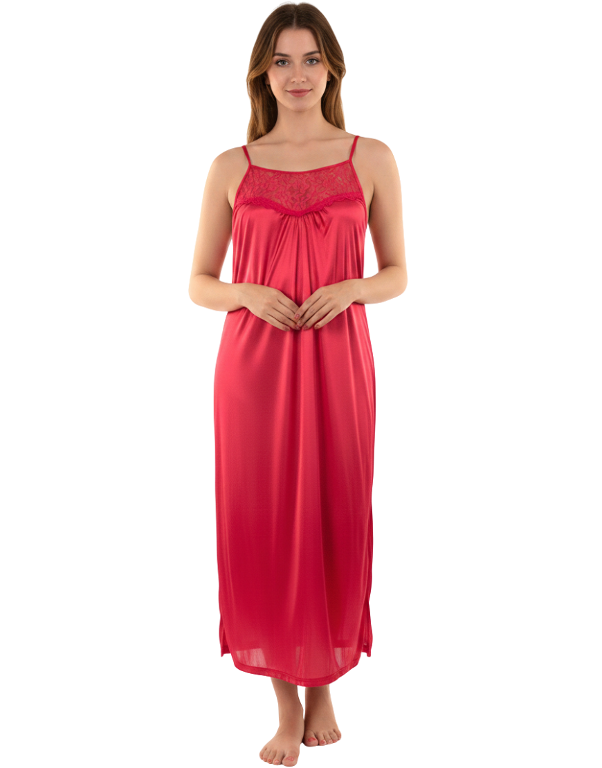 2 Piece Nighty Set Red