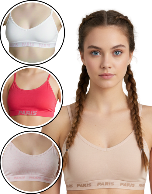 Set of 4 Seamless Training Bras Variant
